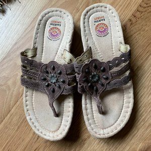 Earth Spirit Gelron 2000 Women's Brown Sandals - Size 8